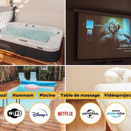 La Suite 176 - Piscine Privee, Spa, Hammam A Reims Kültér fotó