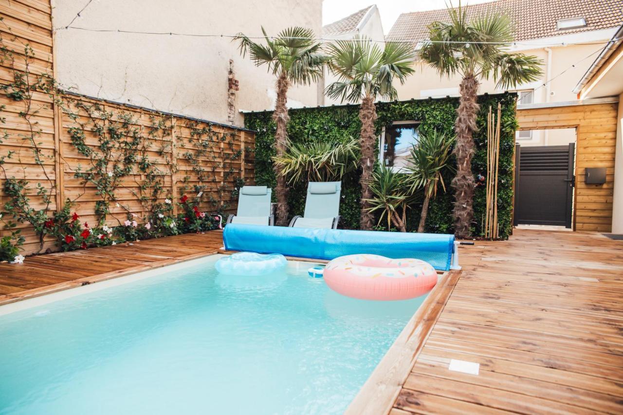 La Suite 176 - Piscine Privee, Spa, Hammam A Reims Kültér fotó