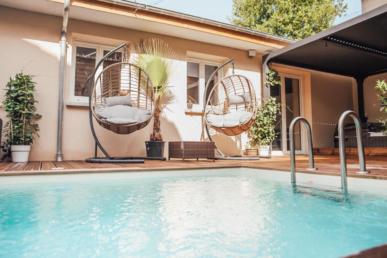 La Suite 176 - Piscine Privee, Spa, Hammam A Reims Kültér fotó